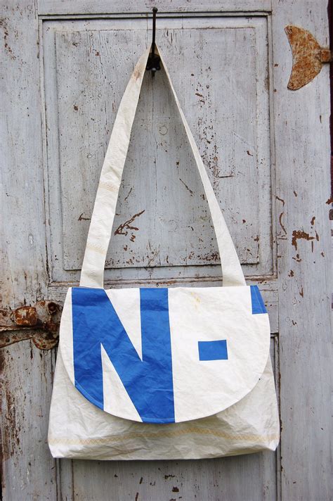 bags made from old sails.